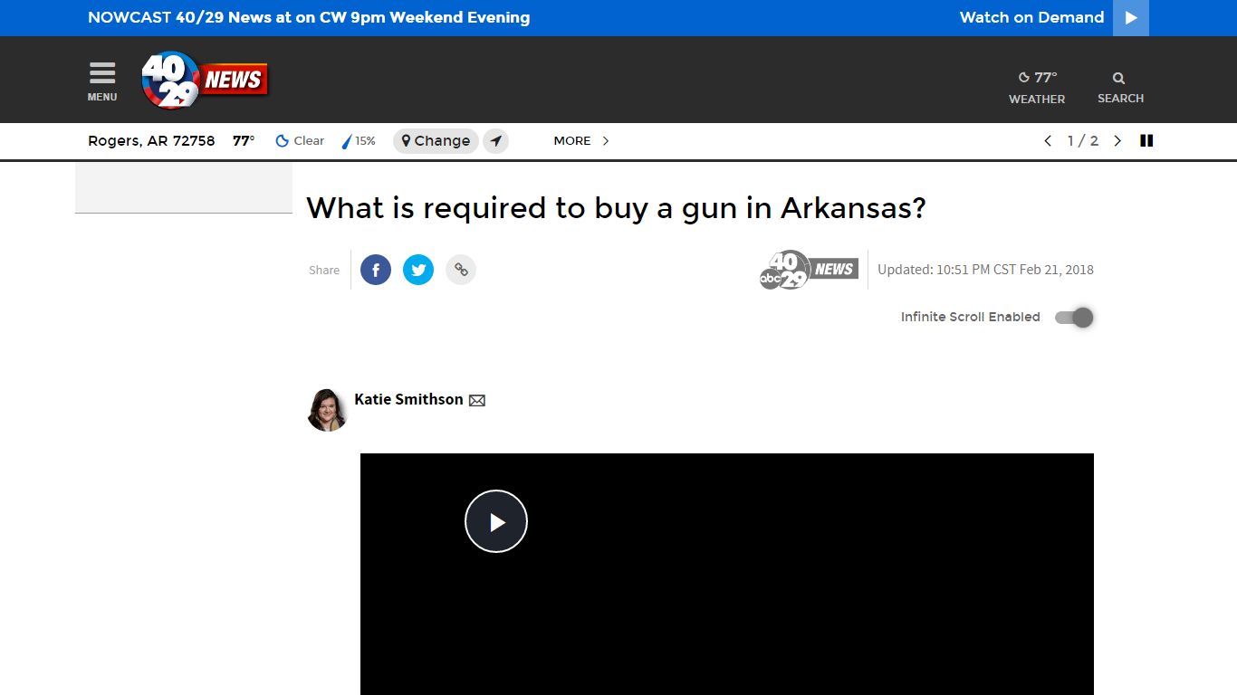 What is required to buy a gun in Arkansas? - KHBS